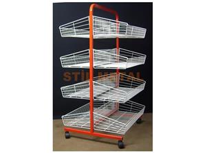 DOUBLE SIDED DISPLAY RACK